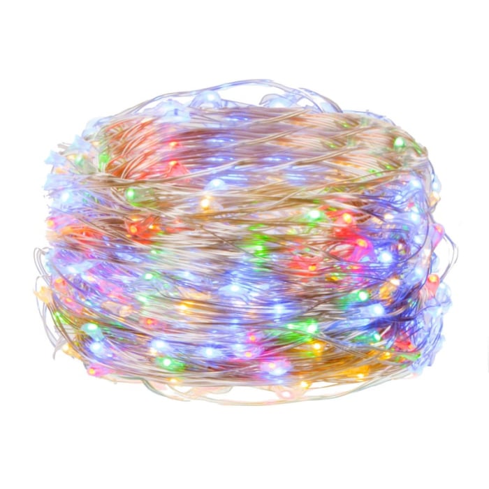 Instalatie lumina decorativa cu 300 LED-uri, 30m, pentru interior/exterior, iluminare multicolor [3]