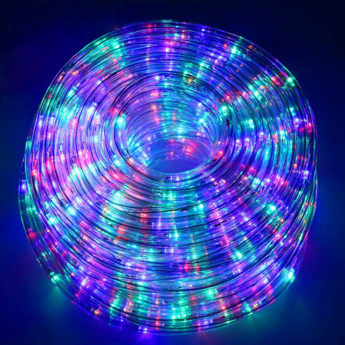Instalatie tub furtun luminos pentru Craciun, 480 LED-uri, 20m, multicolor [5]