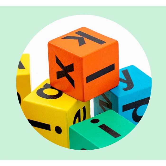 Joc cu Blocuri din Lemn, , Formare Cuvinte, Cartonase cu Obiecte si Animale, Clopotel, Joc pentru 4 Persoane, 3 Ani+, 28x15.5x5 cm, Multicolor [8]