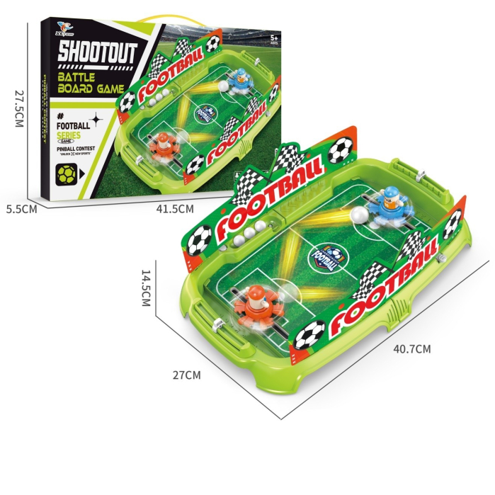 Joc de Masa Interactiv de Fotbal pentru Copii, , 4 Mingi, Tabela Scor, 40.7x27x14.5 cm, Multicolor [3]