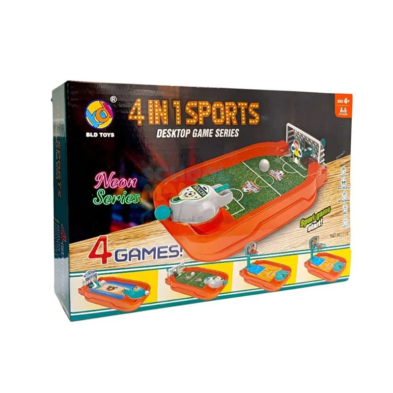 Joc de Masa Interactiv pentru Copii 4 in 1, Fotbal, Bowling si 2x Basket, 2-4 Jucatori, 4+ Ani, ORIGINAL DEALS [7]