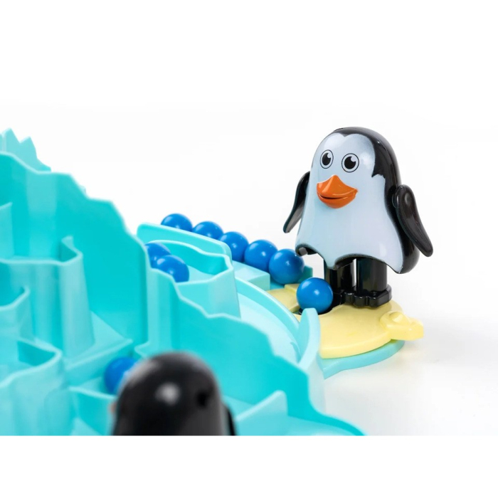 Joc Interactiv pentru Copii, , Batalia Pinguinilor, 3 ani+, Tabla de Joc, Figurine Pinguini, Mingi, Multicolor [4]