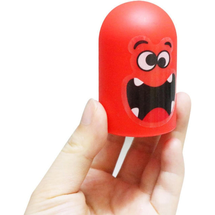 Joc Interactiv, , Tic Tac Toe Gobble, din Plastic, +3 Ani, 18 Piese, 21.5 x 4 x 10 cm, Albastru/Rosu [3]