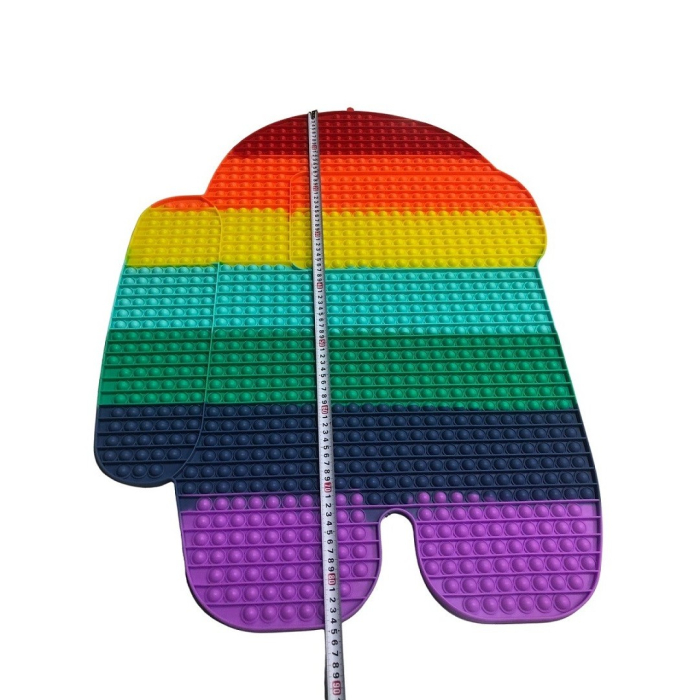 Jucarie antistres din silicon, ®, Pop It Now and Flip It, Among Us, 85 cm [2]