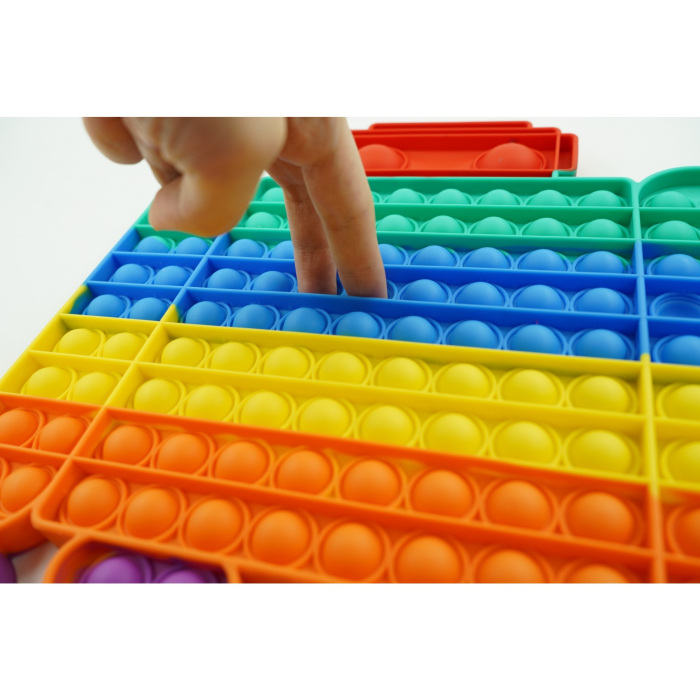 Jucarie antistres din silicon , Pop it Now and Flip It ,Robot ,Multicolor ,Model 3 [5]