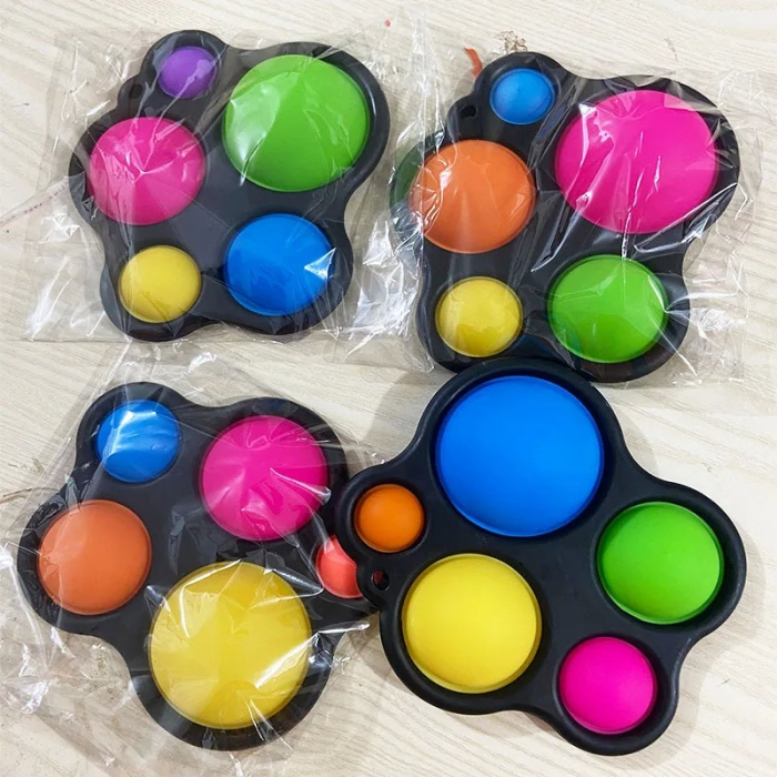 Jucarie Antistres - Fidget Toy, Simple Dimple, Negru [5]