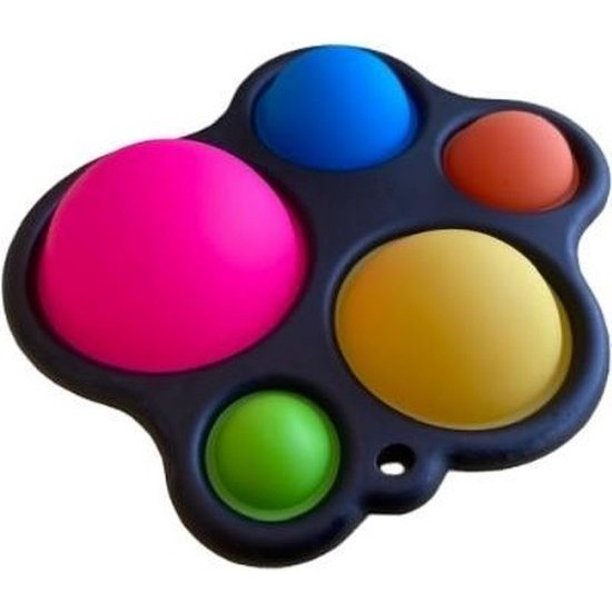 Jucarie Antistres - Fidget Toy, Simple Dimple, Negru [4]