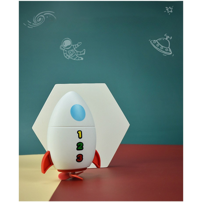 Jucarie de baie pentru copii, , Racheta de apa, 11 cm, Alb [7]