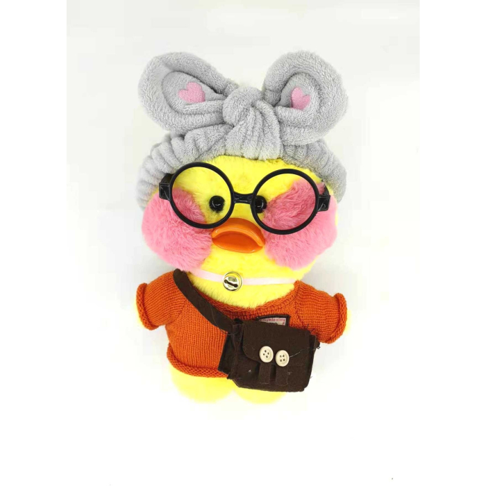 Jucarie De Plus Rata Lalafanfan - Obrajii Rosii, Haine Si Accesorii Random, Diverse culori [5]