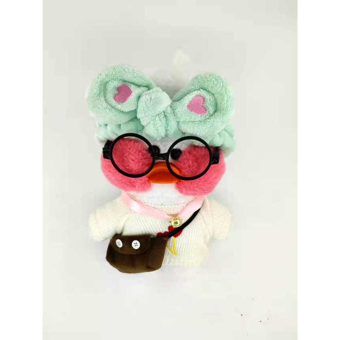 Jucarie De Plus Rata Lalafanfan - Obrajii Rosii, Haine Si Accesorii Random, Diverse culori [4]