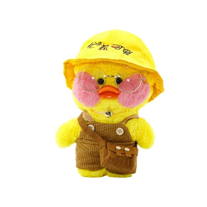 Jucarie de plus Ratusca Lalafanfan , Haine si Accesorii Random, Galben [9]