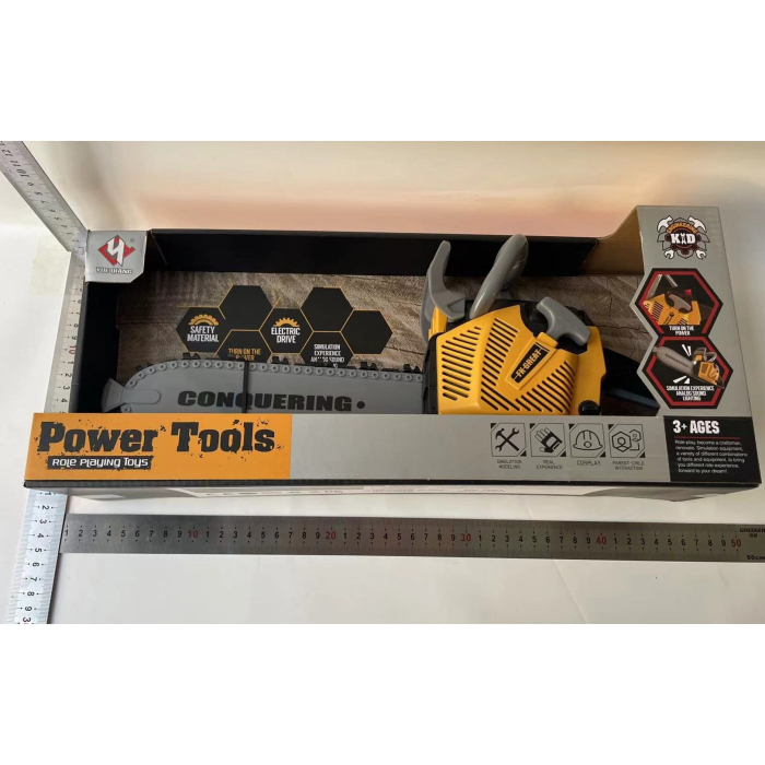 Jucarie Fierastrau Electric pentru Copii, , cu Sunete și Lumini, Joc de Rol Interactiv, +3 Ani, 43 x 10 x 18.5 cm, Portocaliu [7]