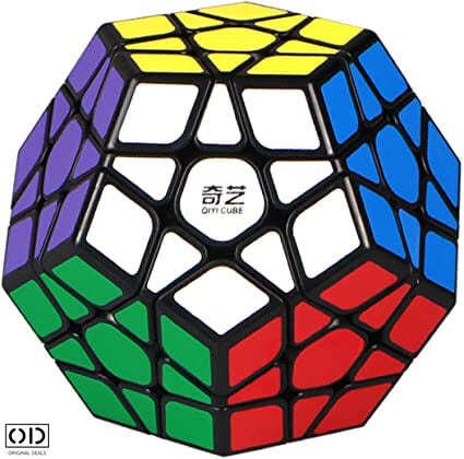 Jucarie Inteligenta Antistres, Dodecaedru Magic Rubik, 12 Fete multicolore, Pro Premium PVC, Original Deals [10]
