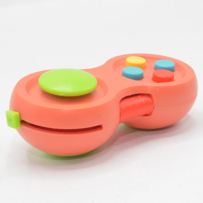 Jucarie Interactiva, , Model Fidget Pad, Antistres, +3 Ani, Functii Multiple, 5.5 x 3.5 x 11 cm, Roz [3]