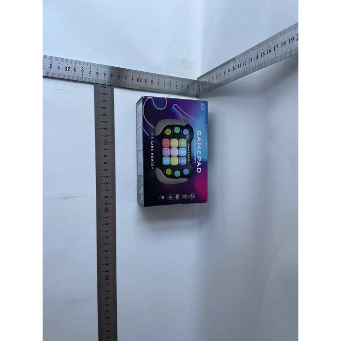 Jucarie Interactiva , Tip Consola Pop It, 6 butoane functionale, 5 Moduri de Joc, 600 Niveluri, + 3 ani, Verde/Gri [7]