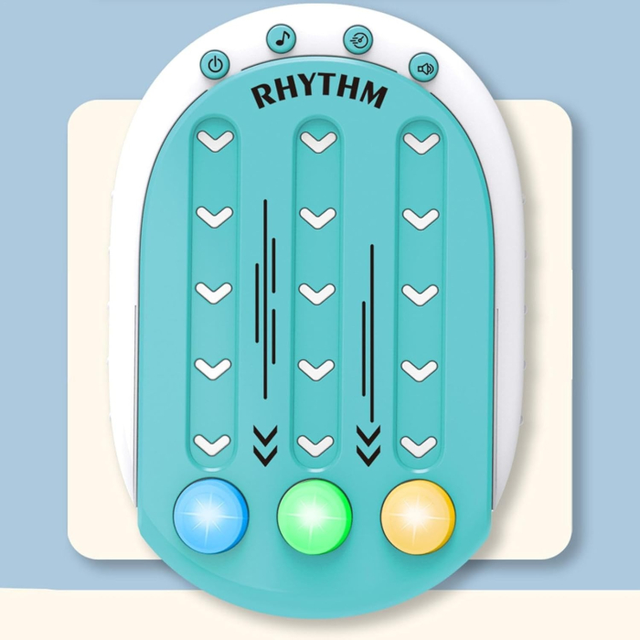 Jucarie Interactiva, , Tip Jocuri Ritmice, +3 Ani, din ABS, 8 Niveluri de Joc, 9.5 x 2.5 x 13.6 cm, Albastru [5]