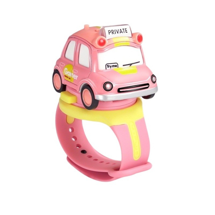 Jucarie pentru copii, , Masina-ceas, Roz [5]