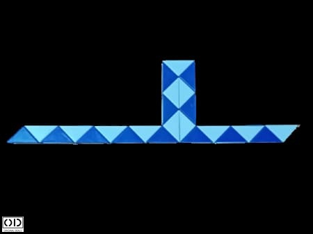 Rigla Rubik, Jucarie Inteligenta care Dezvolta Dexteritatea si Imaginatia Copiilor, 24 Piese, Verde, Original Deals [27]