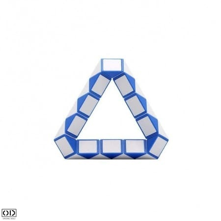 Rigla Rubik, Jucarie Inteligenta care Dezvolta Dexteritatea si Imaginatia Copiilor, 24 Piese, Verde, Original Deals [6]