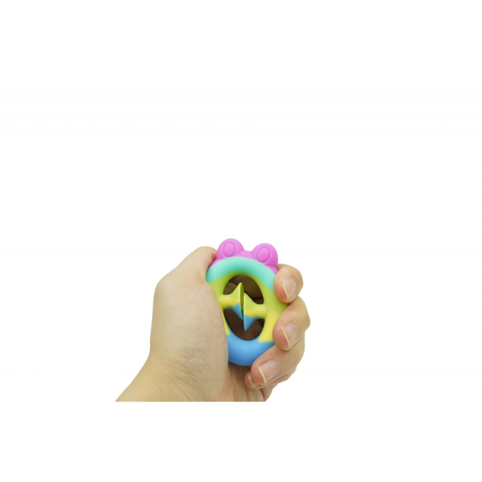 Jucarie senzoriala antistres cu ventuza de decompresie, Antrenare antebrat, Fidget Toy, Model Broasca, Macarons [2]