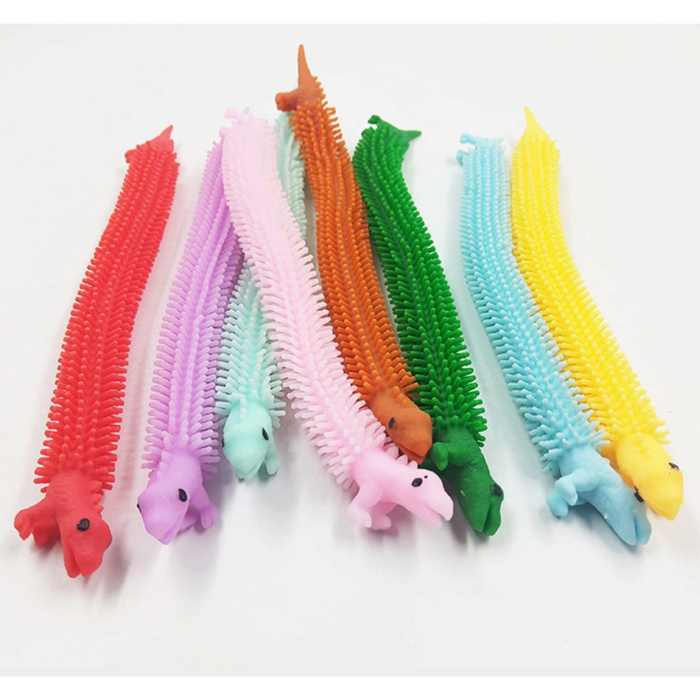 Jucarie senzoriala elastica , Fidget Noodle, Antistres, Culori Random [5]