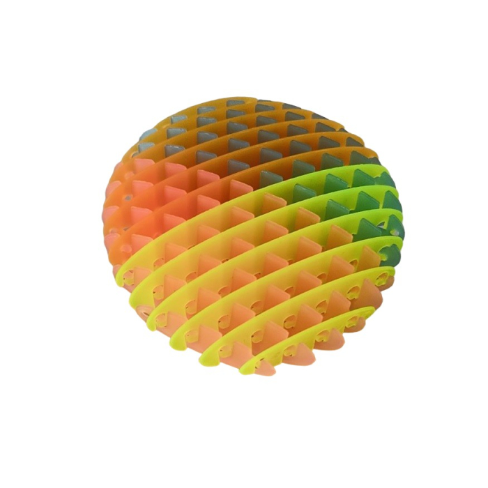 Jucarie Worm Fidget de Decompresie, , Anti Stres, Dimensiune Compacta 10 cm, Dimensiune Extinsa 24.5 cm, Multicolor [5]