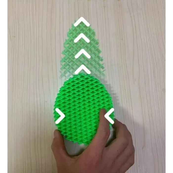 Jucarie Worm Fidget de Decompresie, , Anti Stres, Dimensiune Compacta 10 cm, Dimensiune Extinsa 24.5 cm, Verde [5]