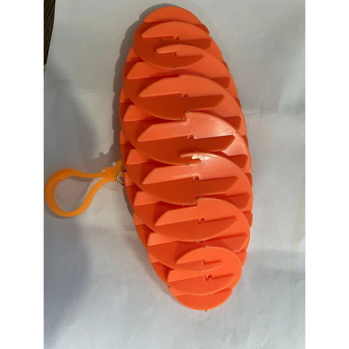 Jucarie Worm Fidget de Decompresie, , Anti Stres, Dimensiune Compacta 6 cm, Dimensiune Extinsa 15.5 cm, Portocaliu [8]