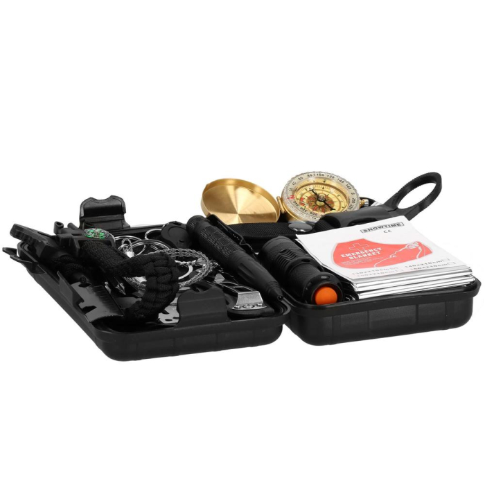 Kit de supravietuire turistic multifunctional camping, vanatoare, pescuit, 19 piese [25]