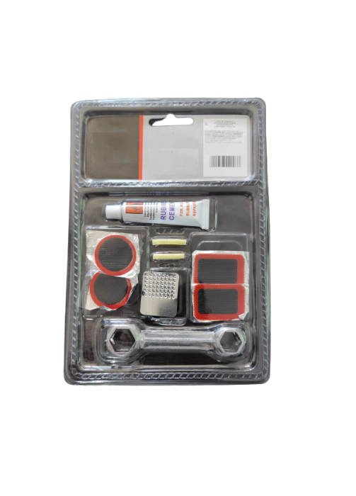 Set pentru Reparare la Rece Pana Cauciuc Bicicleta cu 9 Piese pentru Reparatii 4 Pene Roata [2]