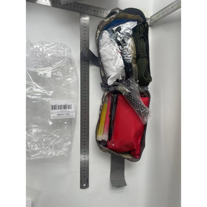 Kit supravietuire multifuncional , 42 de Instrumente Profesionale, Echipament de prim-ajutor, Drumetie, Camping [8]