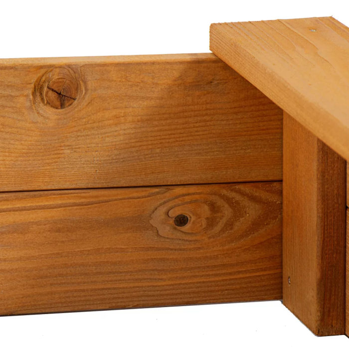 Ladita nisip din lemn 120x120 cm, cu margini rotunjite, maro natur [4]