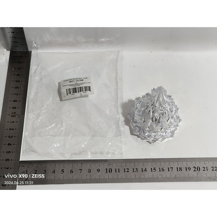 Lampa de Veghe, , Model IceBerg, cu Baterii, Lumina Rece, Transparent, 6.5x8 cm [2]