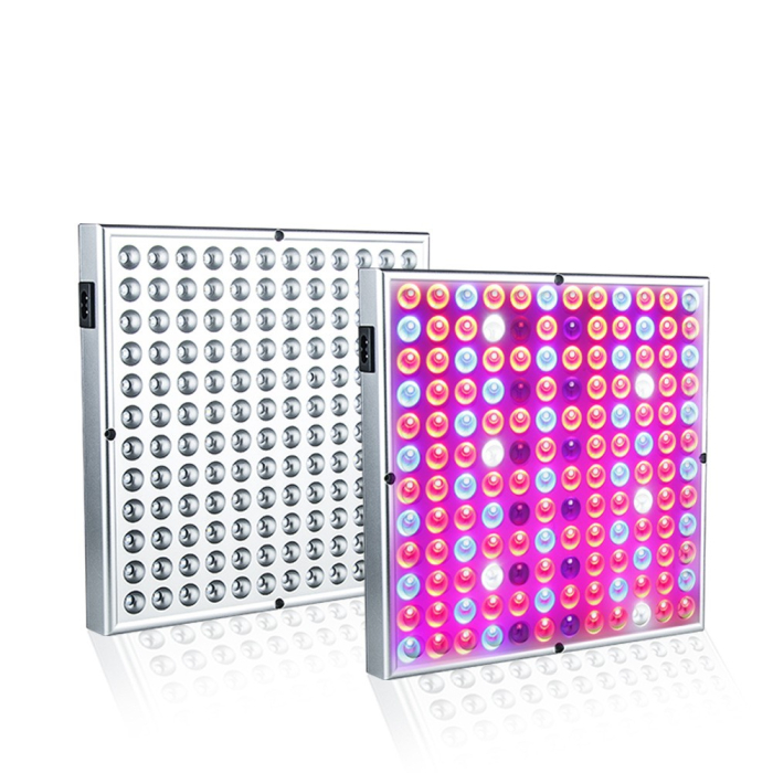 Lampa LED 45W , pentru cresterea plantelor in interior, 225 de leduri, 165 leduri rosii, 60 albastre, 30 x 30 cm, multicolor [3]