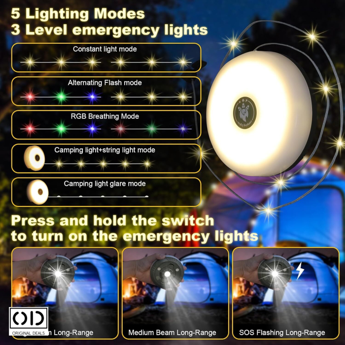 lampa led panou solar rgb 8 metri lampa led exterior cu panou solar ghirlanda luminoasa led rgb solara lampa solara cu fir luminos 8m lampa led decor terasa gradina solar panou solar lampa led rgb rezistent apa lampa solara cu acumulator si usb tip c ghirlanda luminoasa rgb energie solara lampa led decor camping terasa evenimente lampa solara cu functie power bank [7]