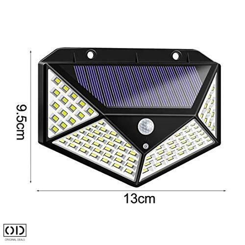lampa solara de perete 100 led original deals lampa solara cu senzor de miscare lampa solara exterior lumina rece lampa led solara pentru gradina si terasa iluminat solar exterior ip65 lampa solara puternica cu 100 led smd lampa solara reincarcabila pentru curte lampa solara de siguranta cu senzor pir lampa solara impermeabila neagra bec solar cu senzor miscare lumina solara exterior cu incarcare automata lampa solara economica pentru perete iluminat exterior fara cabluri lampa solara de noapte pentru garaj panou solar lampa led original deals [2]