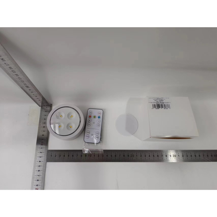 Lampa Led , Fara Fir, cu Baterii, 3 Culori de Lumina, cu Telecomanda, din Plastic, Alb [9]