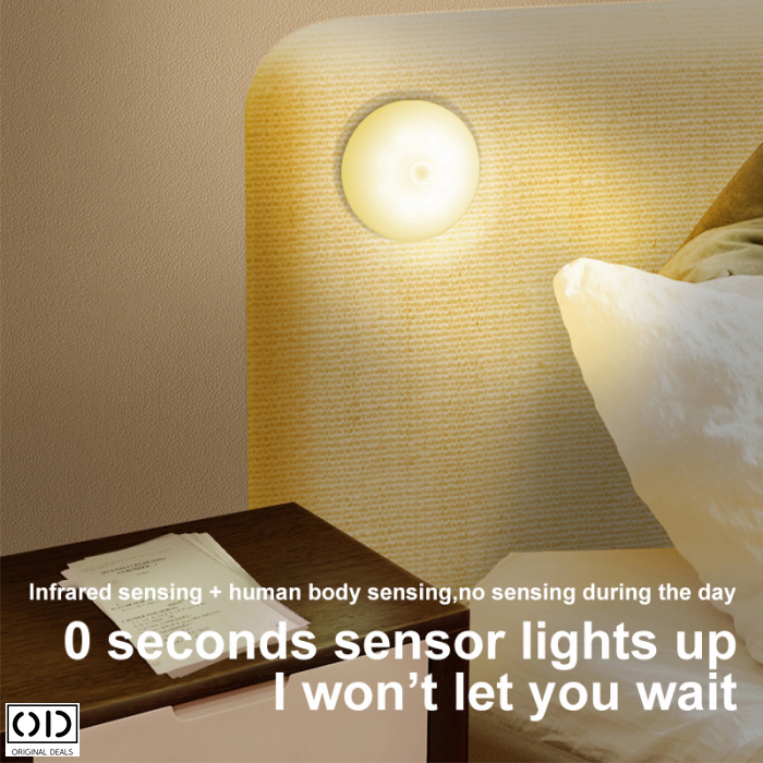 Lampa LED Inteligenta cu Senzor de Lumina, Wireless, Premium, Alb, Original Deals [1]
