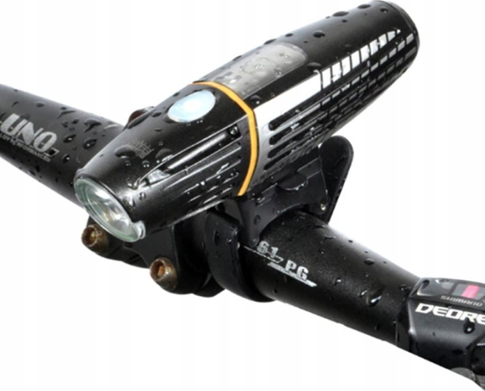 Lampa LED pentru bicicleta, reincarcabila USB, rezistenta la apa, 2200 mAh, autonomie pana la 15 ore [9]