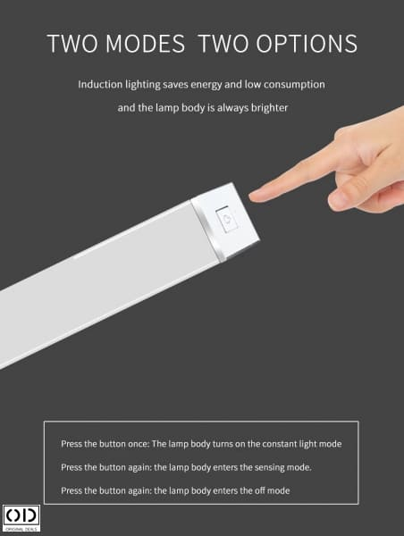 Lampa de Veghe LED Inteligenta cu Senzor De Miscare Wireless Portabil cu Prindere Magnetica si Acumulator Lithium cu incarcare USB - Lumina Calda 15 cm [9]