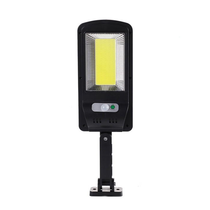 Lampa Solara De Exterior LED , 36 cm x 11.5 cm, 2400Lumeni 100 COB LED 20 W - echivalent 160 W bec incadescent, IP65, Senzor de Miscare, Senzor de Lumina, 1 Grila, Alb Rece [3]