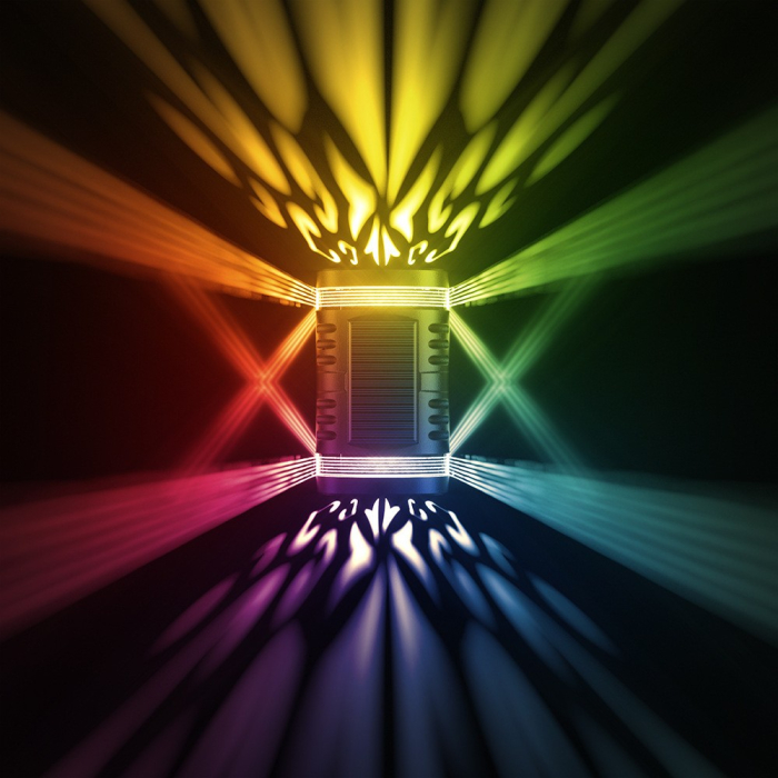 Lampa solara LED decorativa cu lumina bidirectionala , IP65, 1.2V, 600mah, 15.1 x 9 x 6 cm, material ABS, multicolor [4]