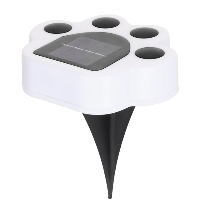 Lampa solara LED, Tip laba de urs, pentru gazon sau gradina, Rezistenta la apa, , Alb rece [5]