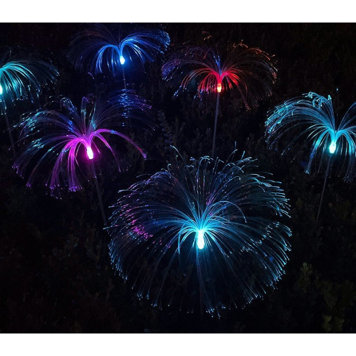 Lampa solara LED tip Meduza, inaltime 90 cm, Pentru gradina,  [6]