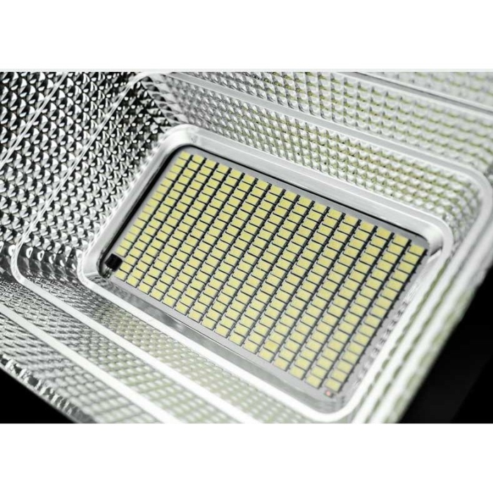 Lampă solară stradală, , 220 LED, 100 W, cu panou solar, brat de montare inclus [4]