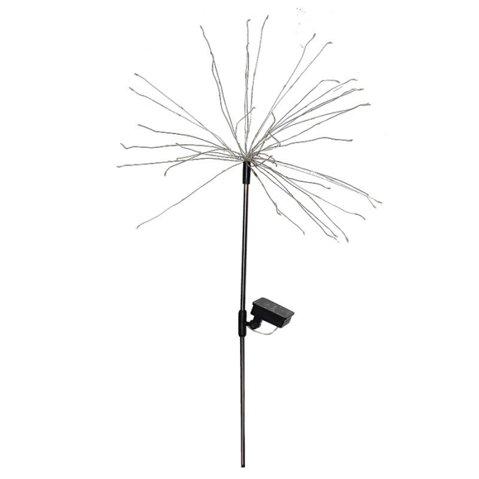 Lampa solara sub forma de artificii, 90 LED-uri, alb cald,  [9]