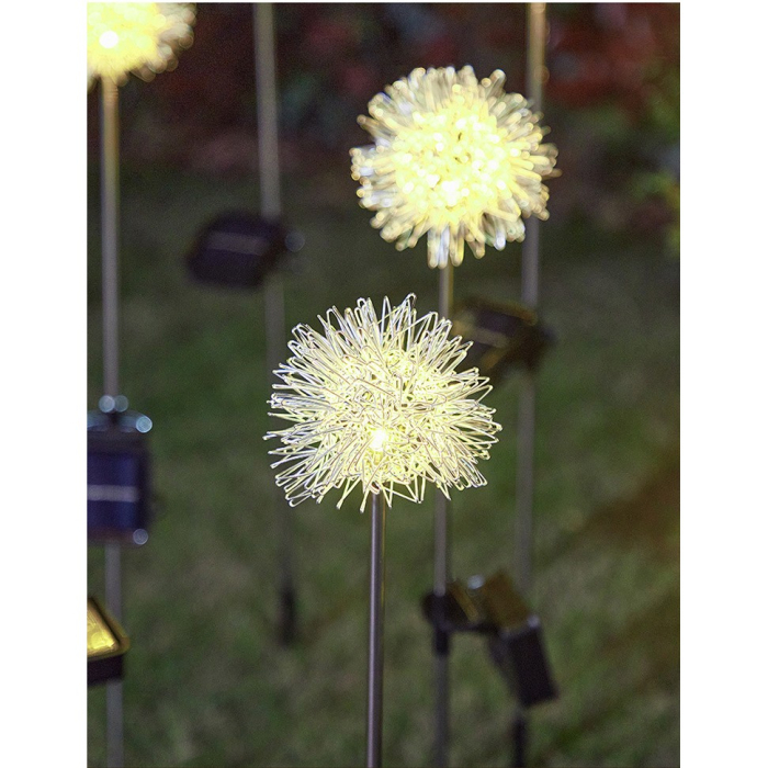 Lampa solara sub forma de Papadie, alb cald,  [10]