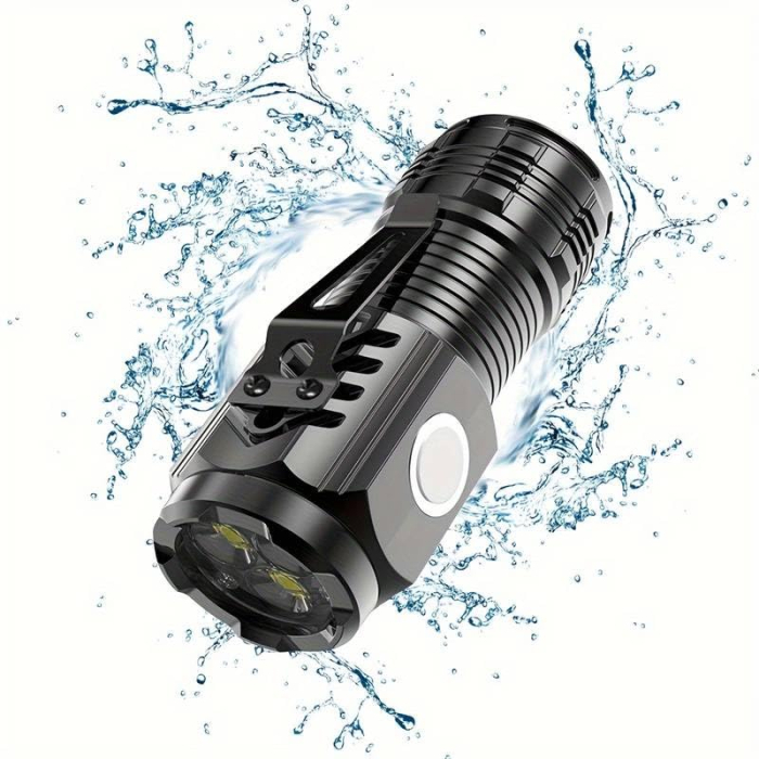 Lanterna LED ORIGINAL DEALS 5W, 500 lm, USB, magnet, IPX4, 5 moduri, negru [7]