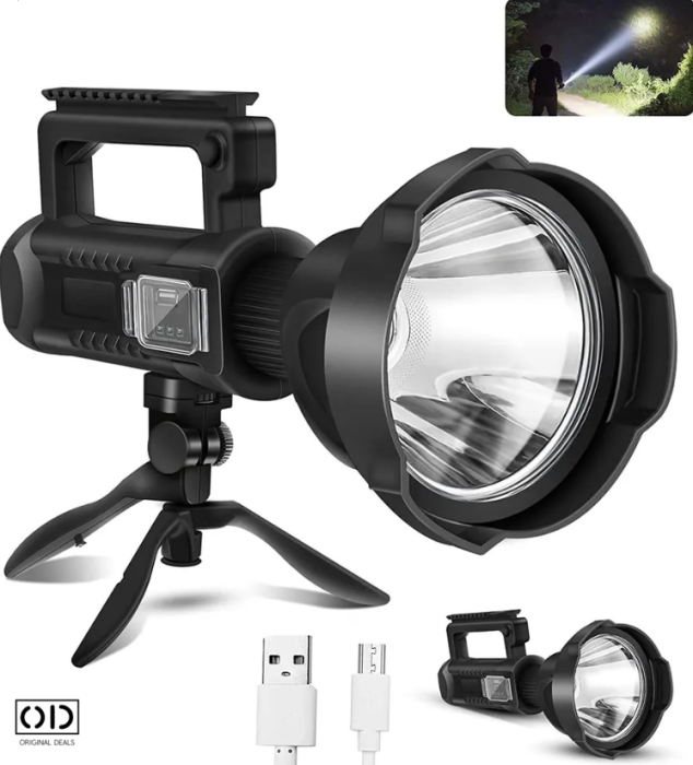 Lanterna Puternica Reincarcabila cu 4 Moduri si Functie PowerBank ORIGINAL DEALS [12]