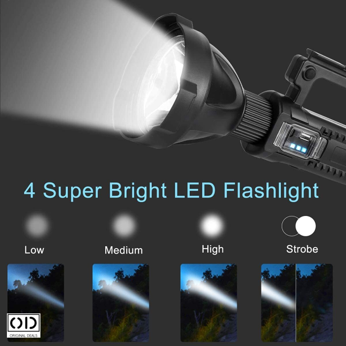 Lanterna Puternica Reincarcabila cu 4 Moduri si Functie PowerBank ORIGINAL DEALS [11]